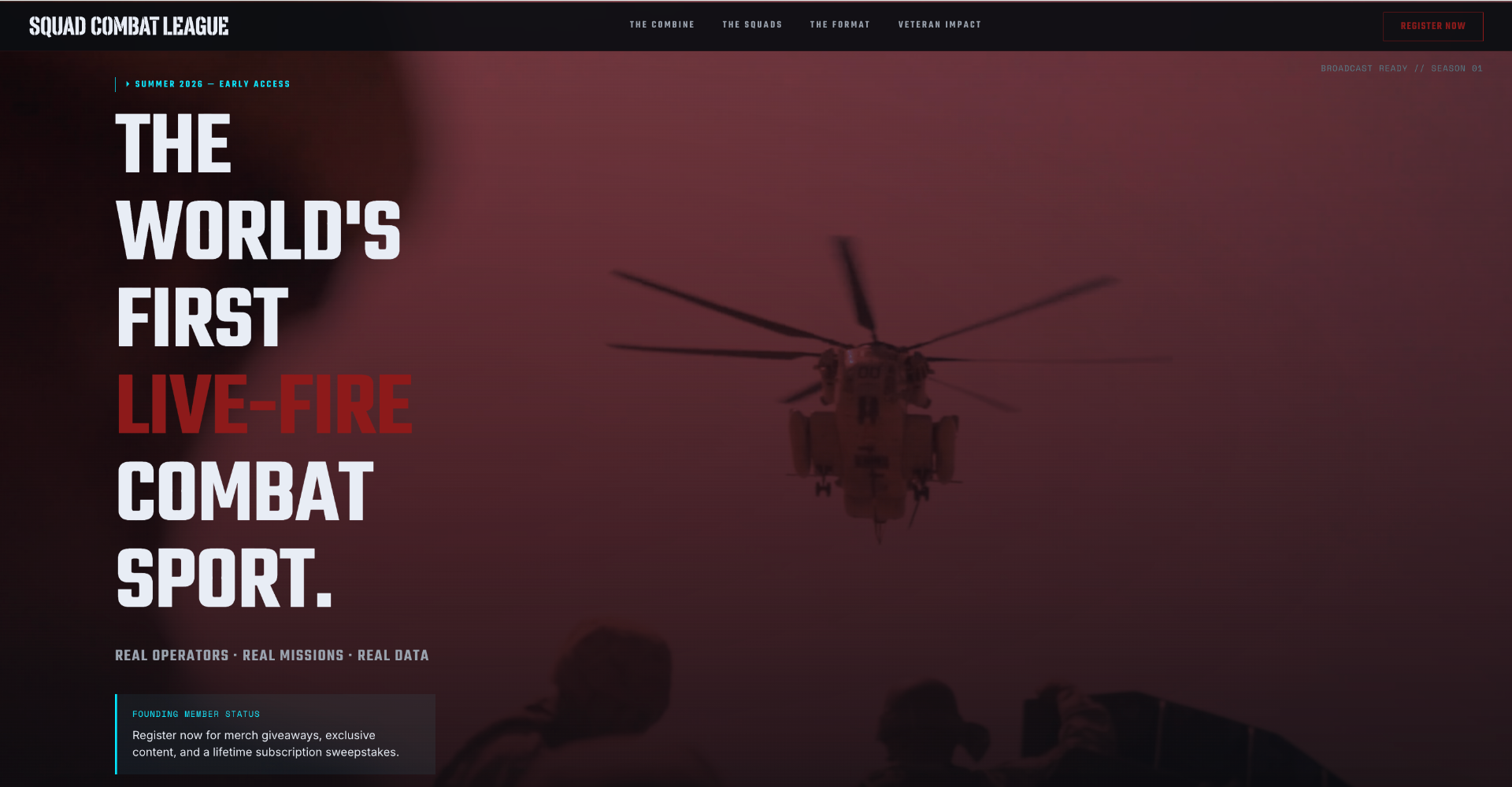 Squad Combat League website